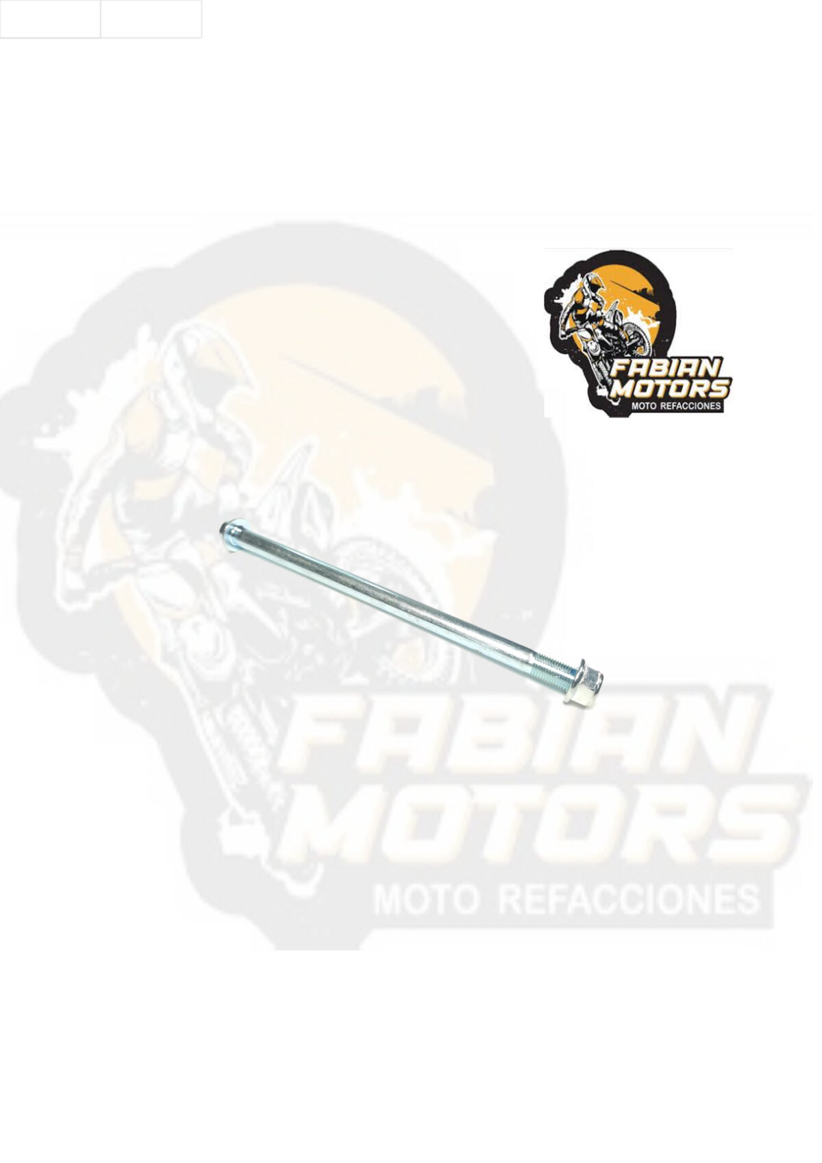 EJE RUEDA DELANTERA C/ TUERCA P/ 150Z, P/ 170Z, P/ 200Z (PRECIO POR PIEZA) (VENTA MINIMA 5 PIEZAS)