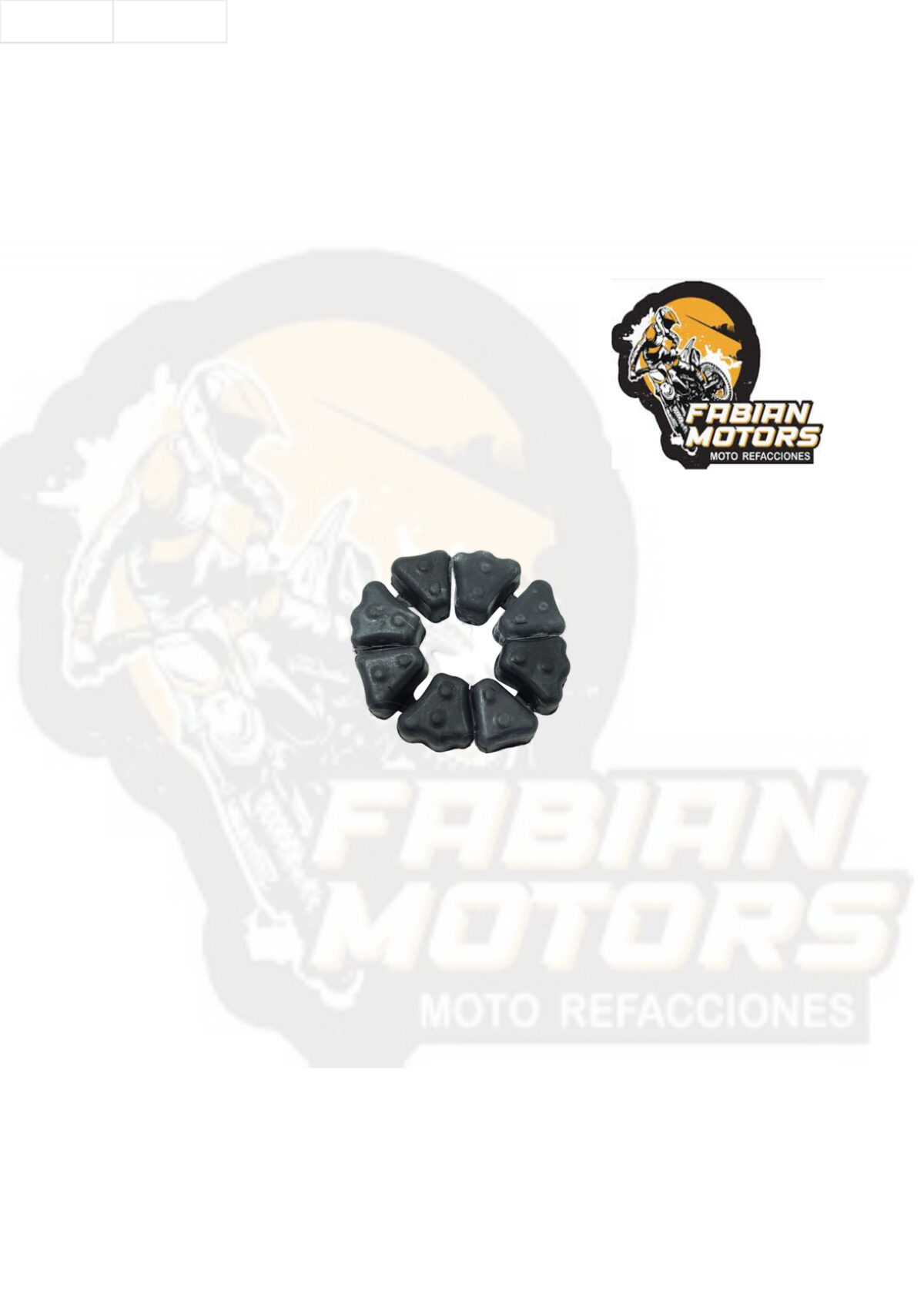 GOMA SPROCK TRASERO P/ GL-150 CARGO (JUEGO)