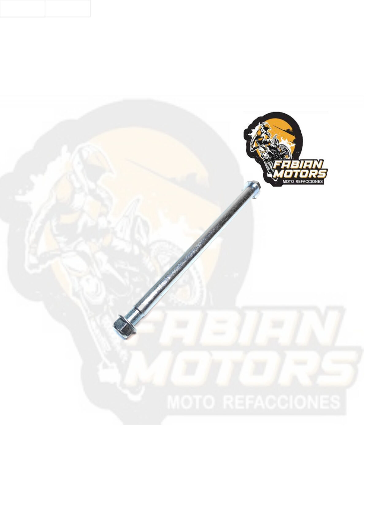 EJE RUEDA TRASERA C/ TUERCA P/ XR-150L, P/ XR-190L (PRECIO POR PIEZA) (VENTA MINIMA 5 PIEZAS)