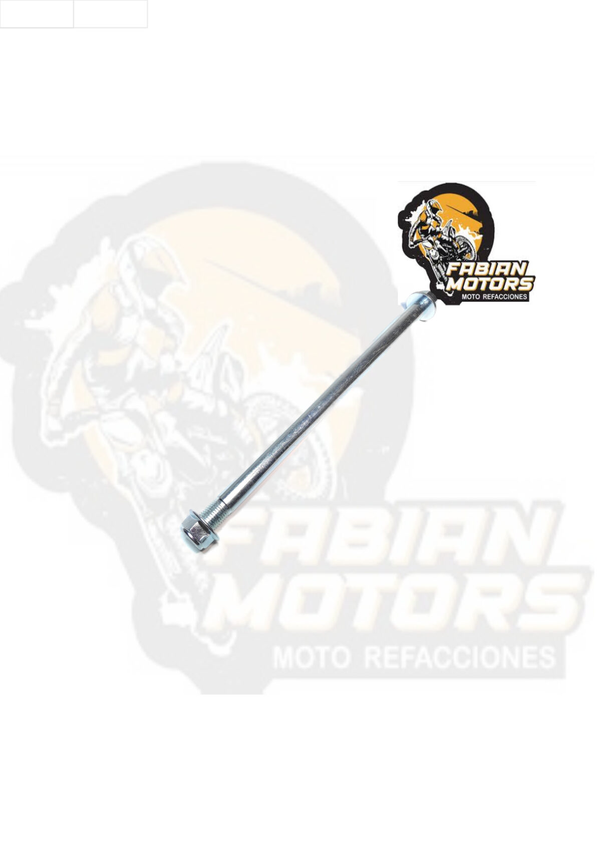 EJE HORQUILLA TRASERA C/ TUERCA P/ XR-150L, P/ XR-190L (PRECIO POR PIEZA) (VENTA MINIMA 5 PIEZAS)