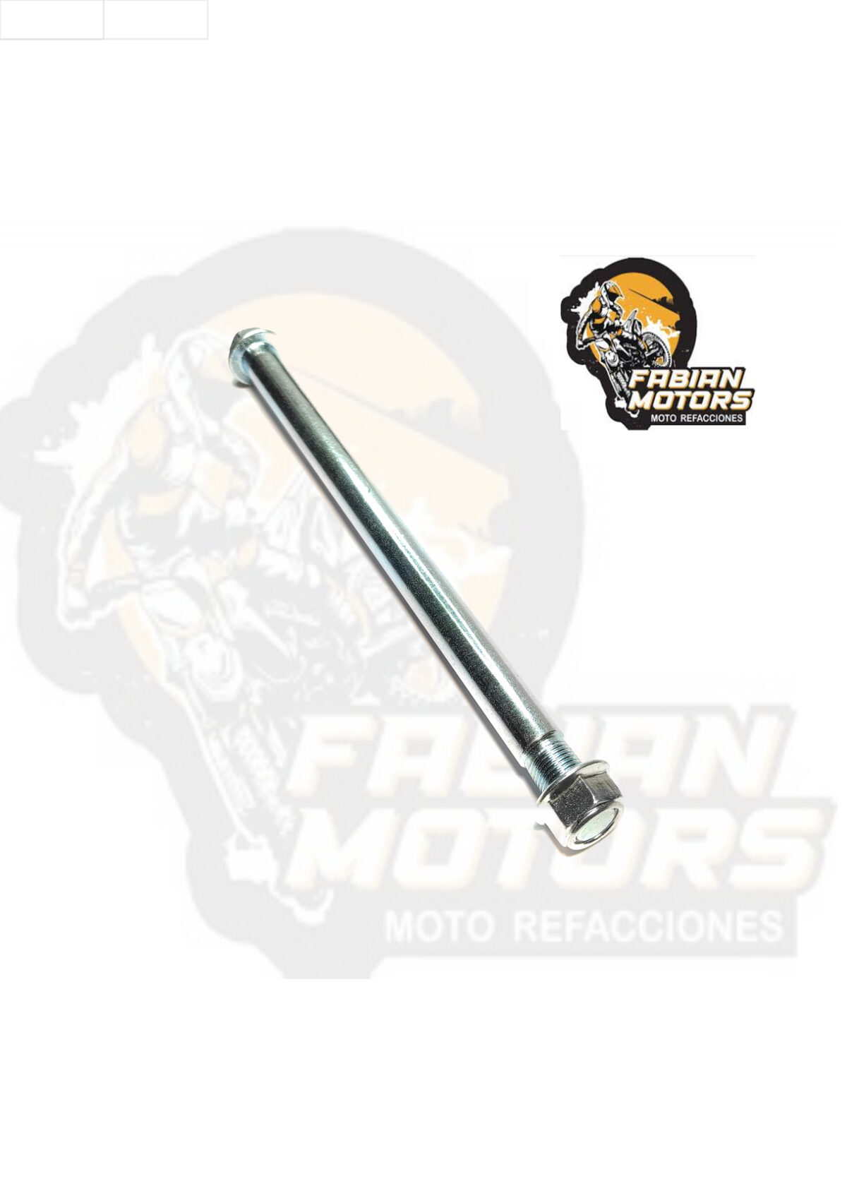 EJE RUEDA TRASERA C/ TUERCA P/ XR-150L, P/ XR-190L (PRECIO POR PIEZA) (VENTA MINIMA 5 PIEZAS)