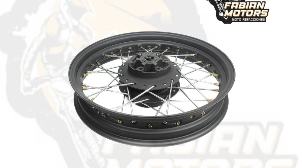 RIN TRASERO ARMADO NEGRO P/ ROCKETMAN 250