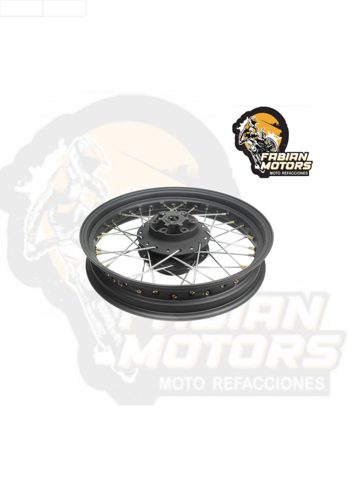RIN TRASERO ARMADO NEGRO P/ ROCKETMAN 250