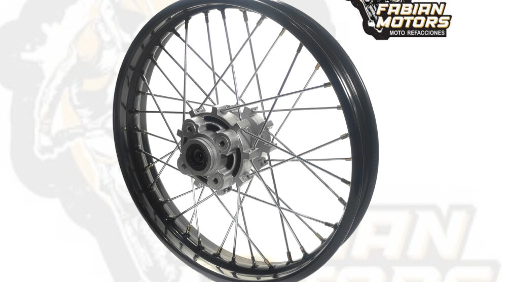 RIN TRASERO ARMADO NEGRO P/ DM-250 '22-'24, P/ DM-300 '25, P/ DM-250X '22-'24  18 X 2.15 X 36H