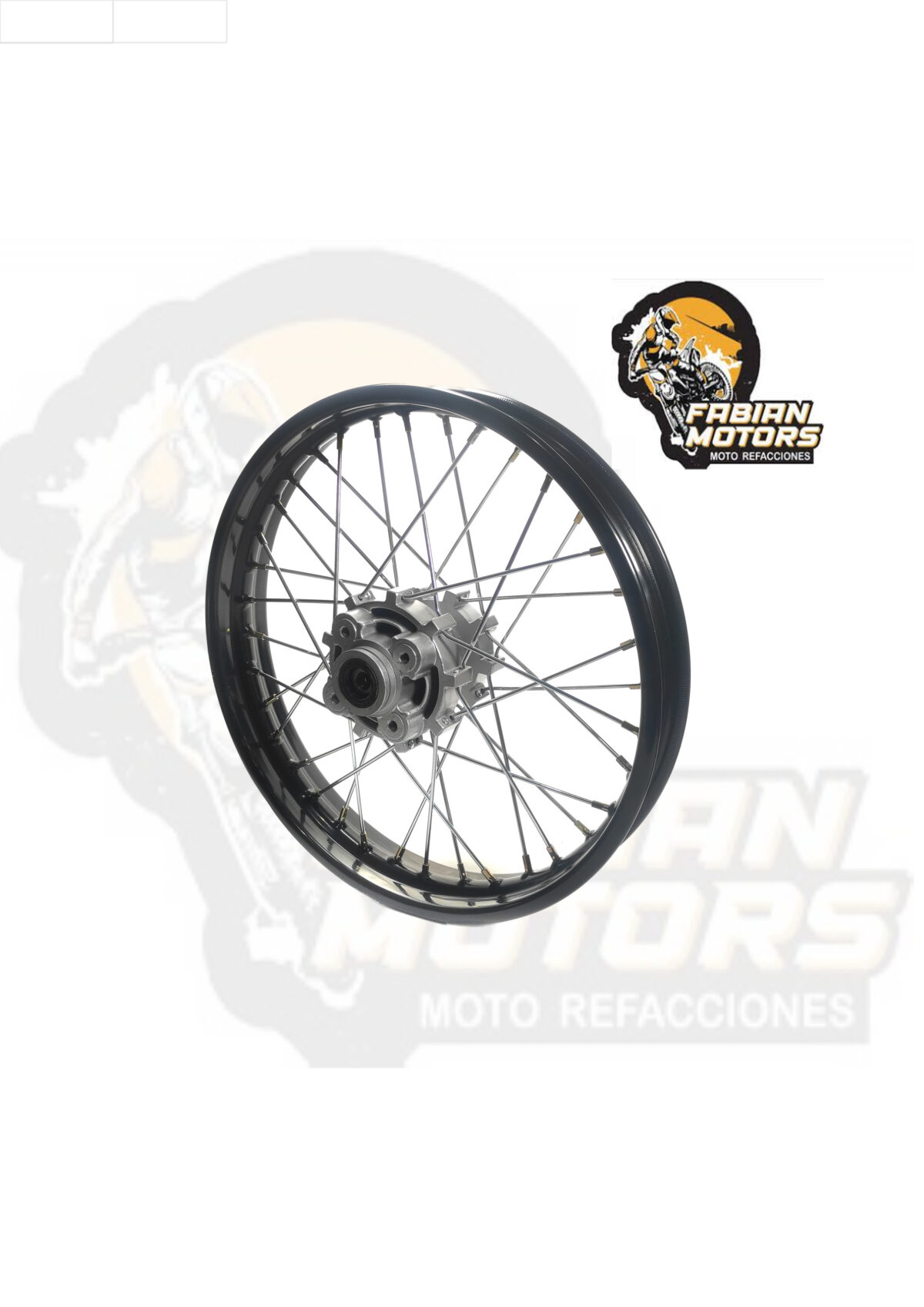 RIN TRASERO ARMADO NEGRO P/ DM-250 '22-'24, P/ DM-300 '25, P/ DM-250X '22-'24  18 X 2.15 X 36H