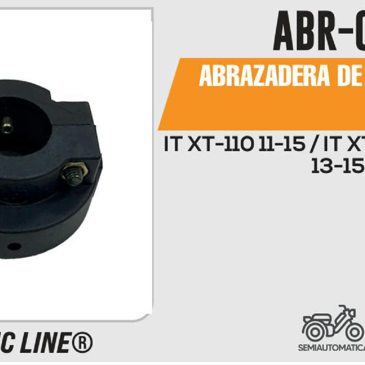 ABRAZADERA CABLE ACELERADOR