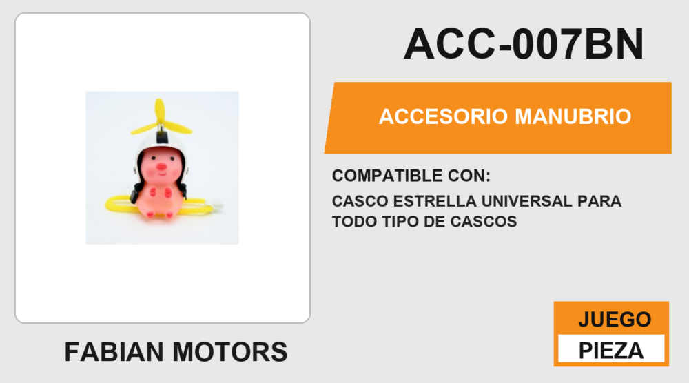 ACCESORIO MANUBRIO