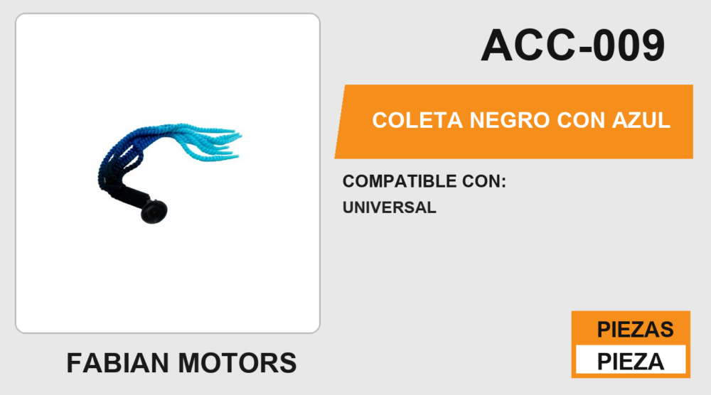 COLETA NEGRO CON AZUL