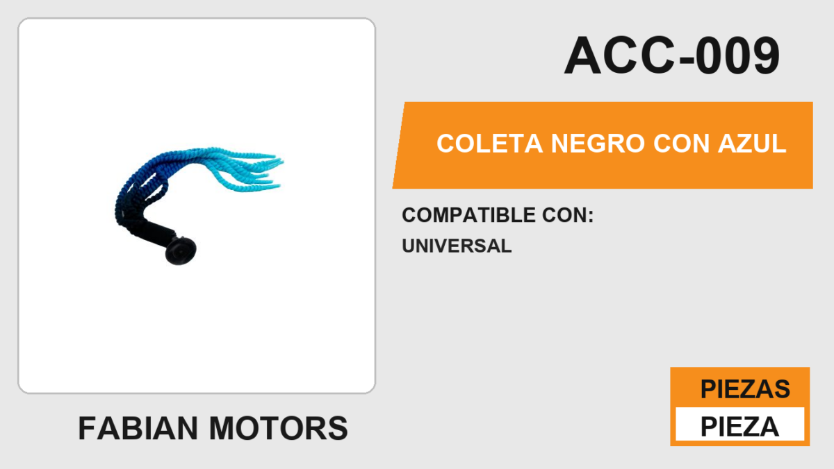 COLETA NEGRO CON AZUL