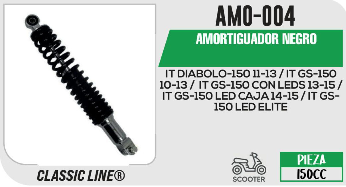 AMORTIGUADOR NEGRO