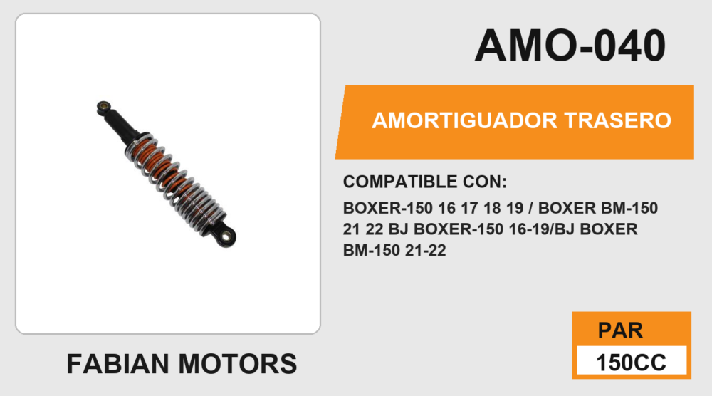 AMORTIGUADOR DOBLE RESORTE