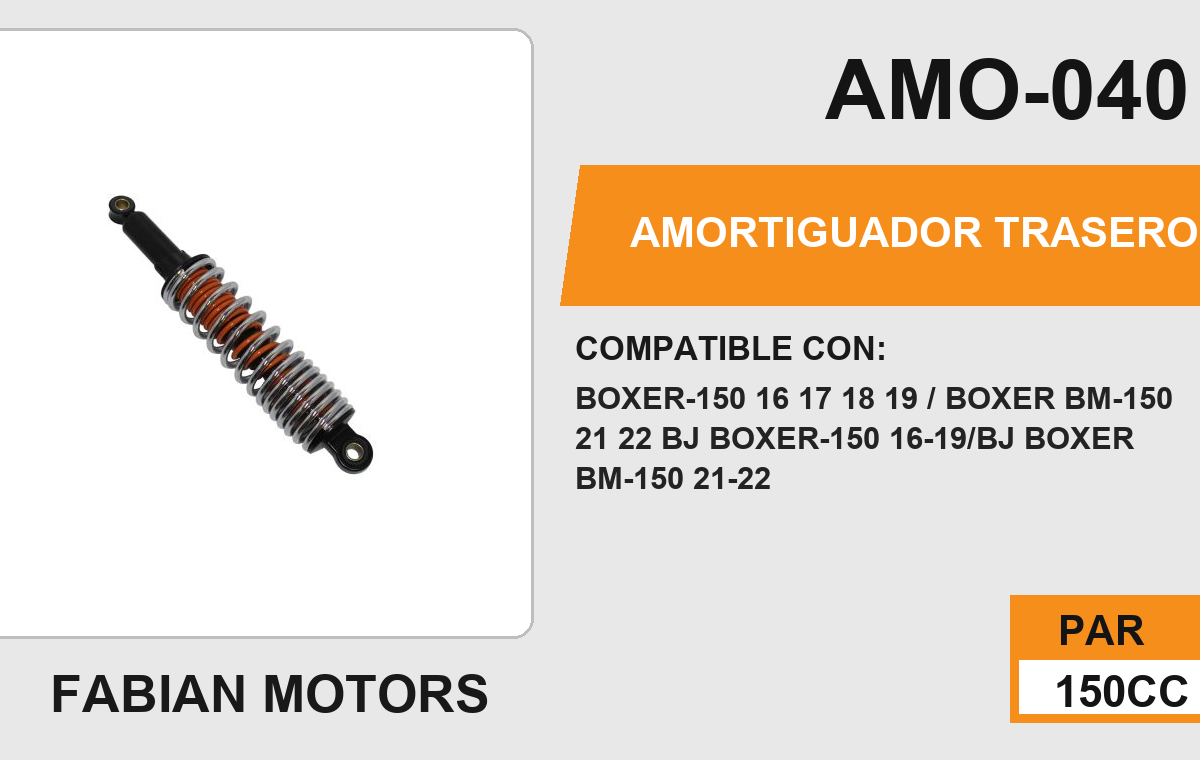 AMORTIGUADOR DOBLE RESORTE