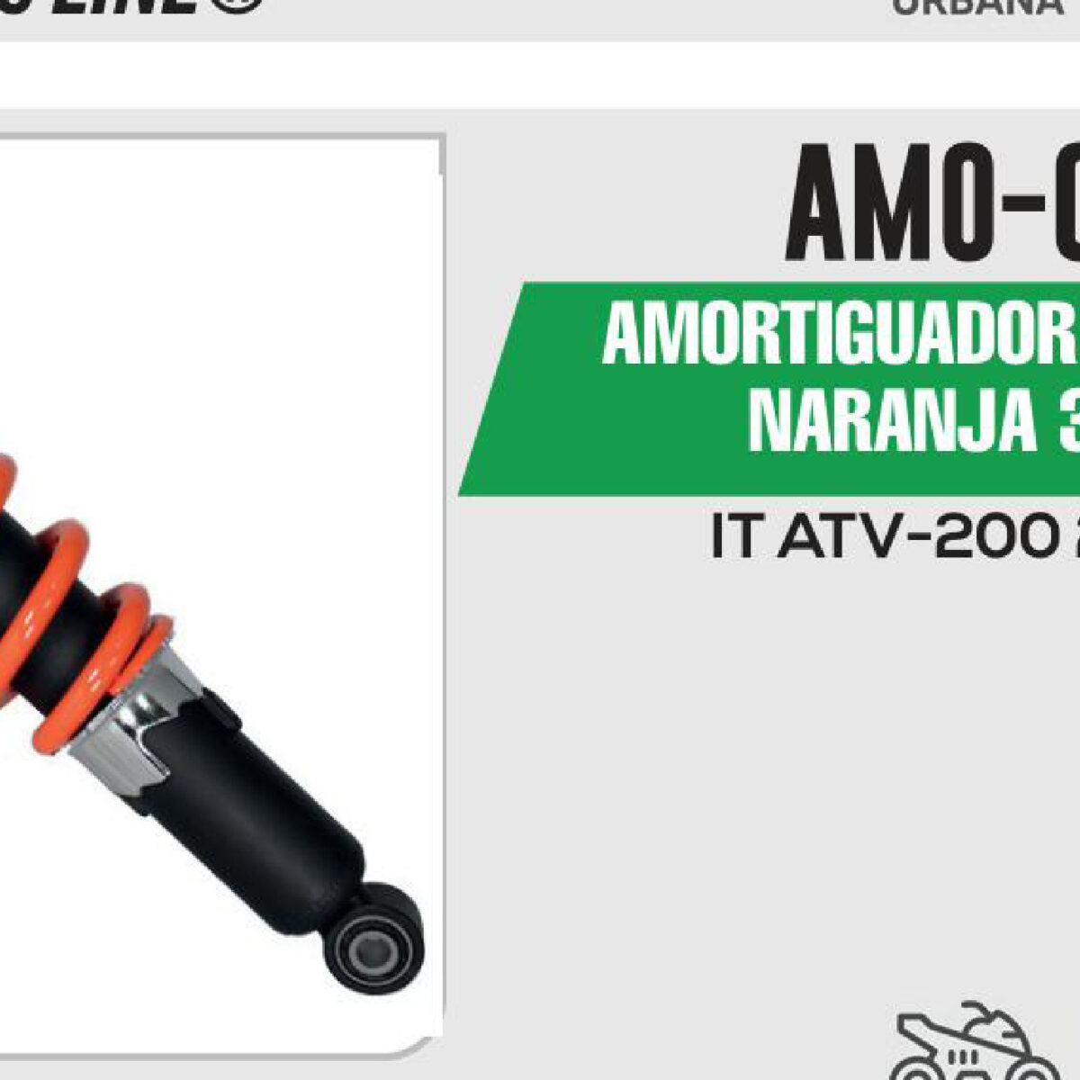 AMORTIGUADOR DELANTERO NARANJA 300mm