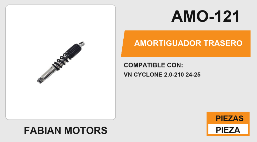 AMORTIGUADOR TRASERO