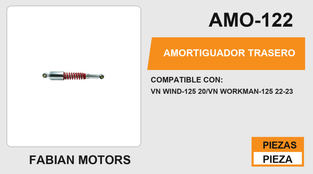 AMORTIGUADOR TRASERO