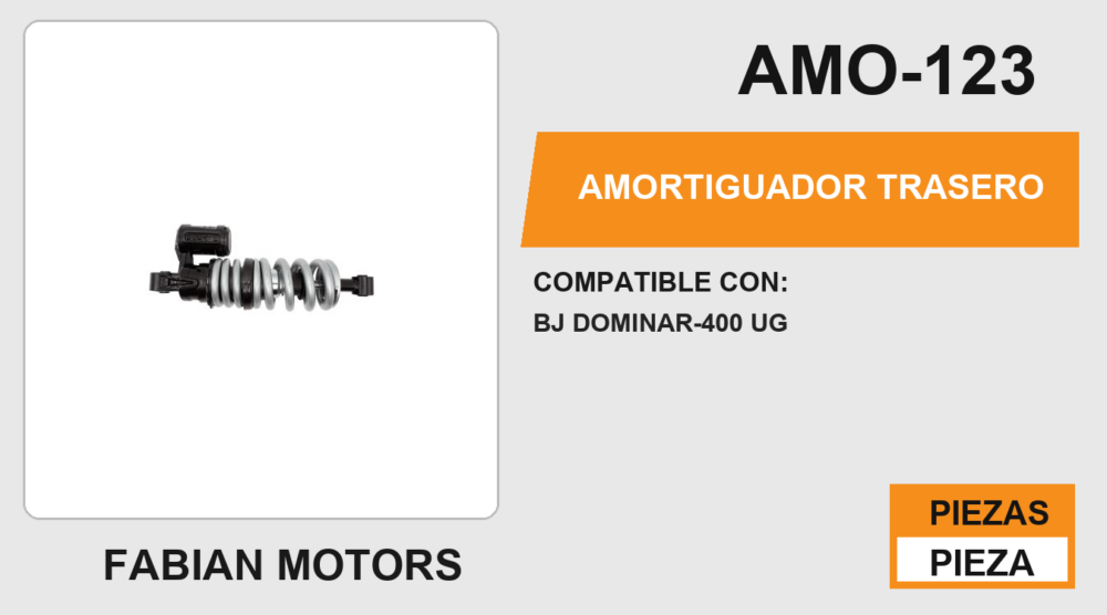 AMORTIGUADOR TRASERO