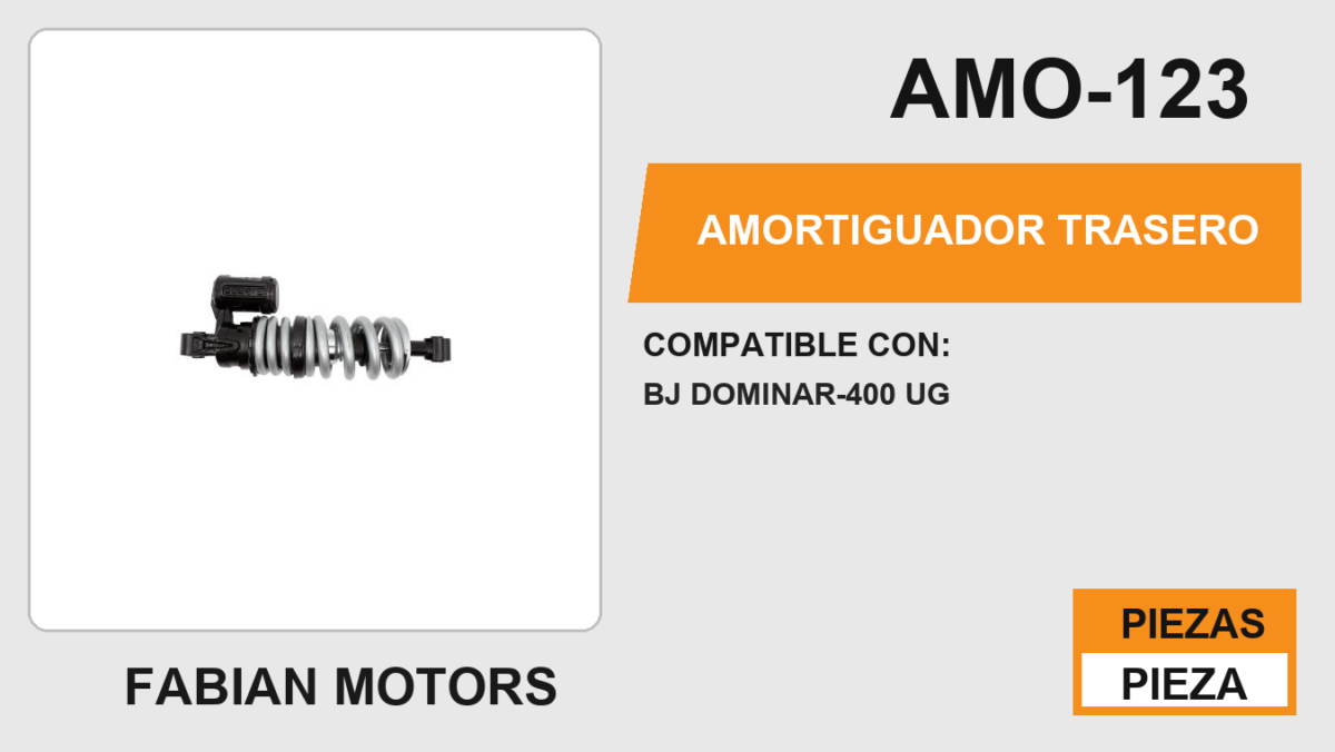 AMORTIGUADOR TRASERO