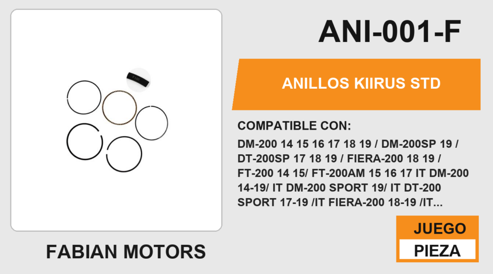 ANILLOS STD
