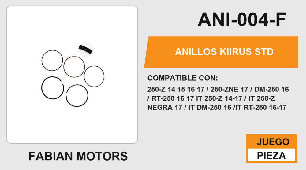 ANILLOS STD