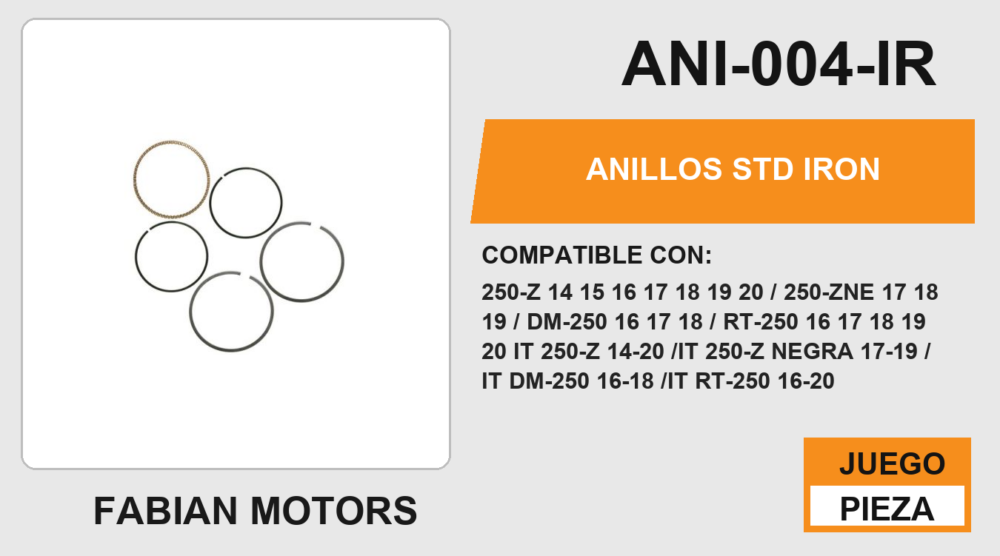 ANILLOS STD