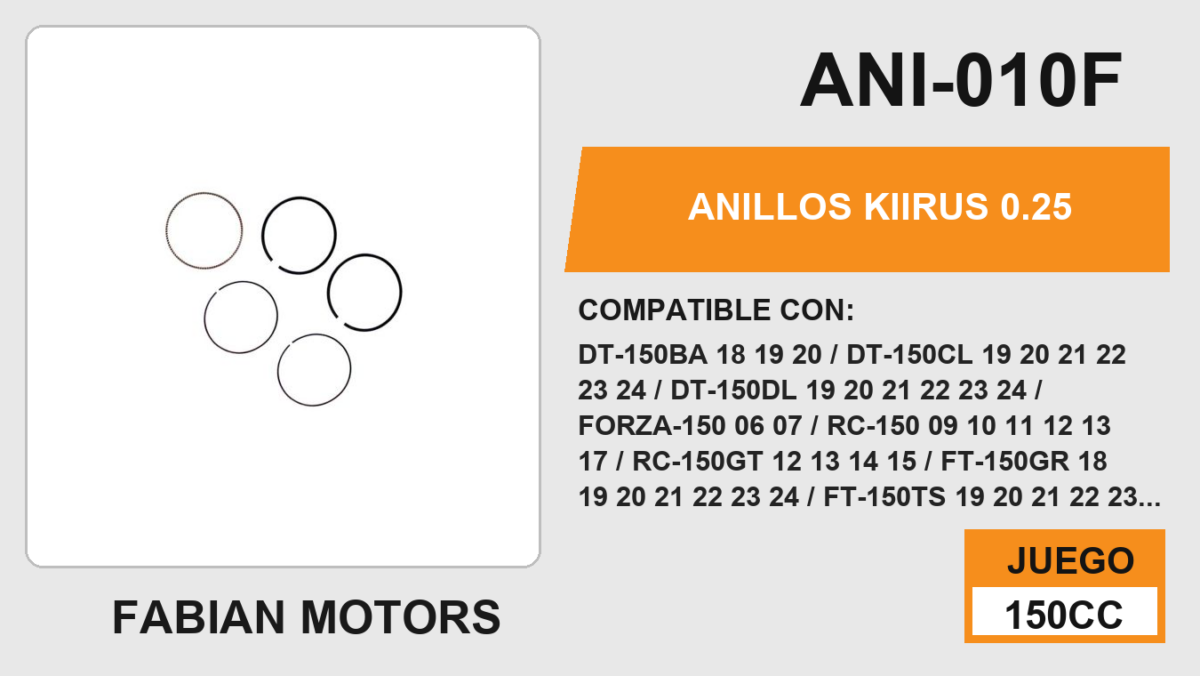 ANILLOS 0.25