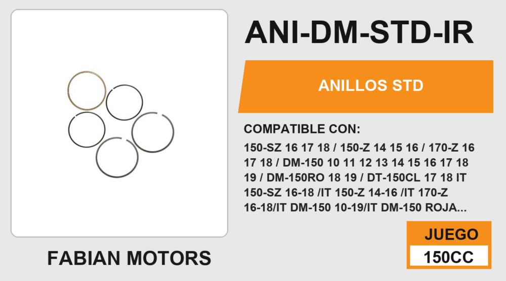 ANILLOS STD