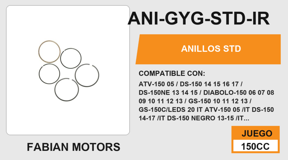 ANILLOS STD