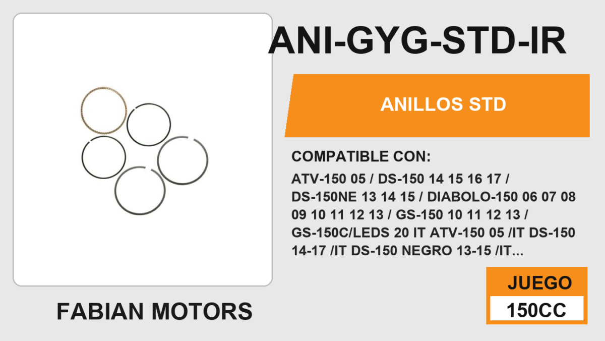 ANILLOS STD