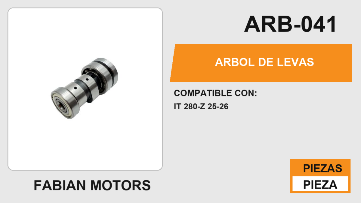 ARBOL DE LEVAS