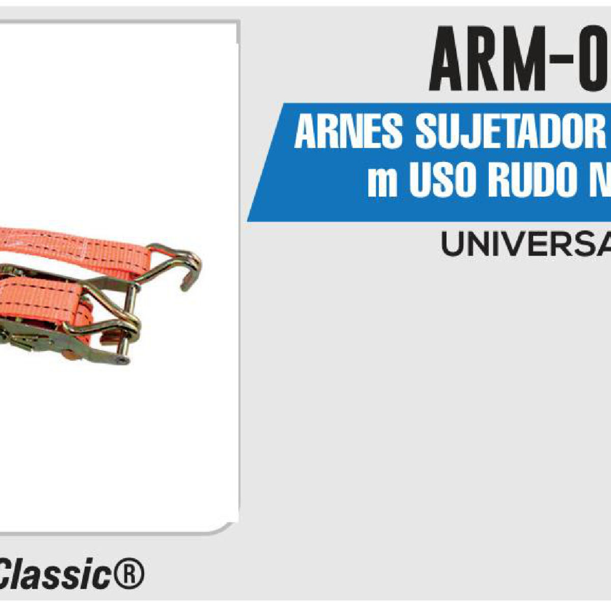 ARNES SUJETADOR DE MOTOS 6m USO RUDO NARANJA