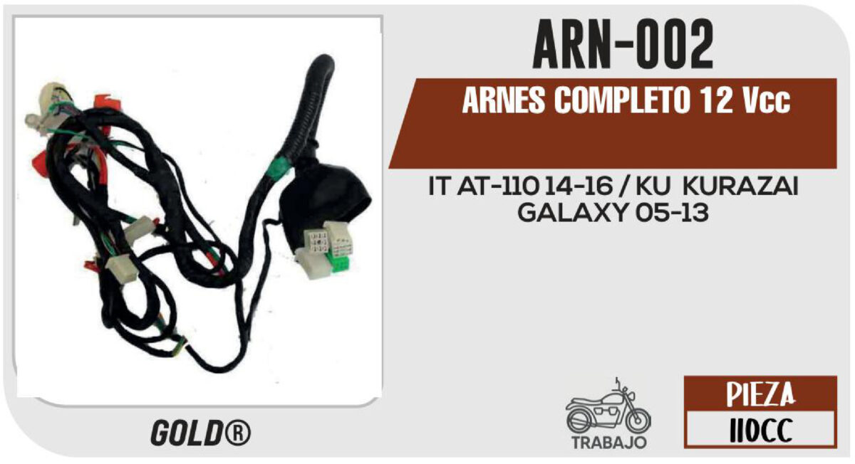 ARNES COMPLETO 12Vcc