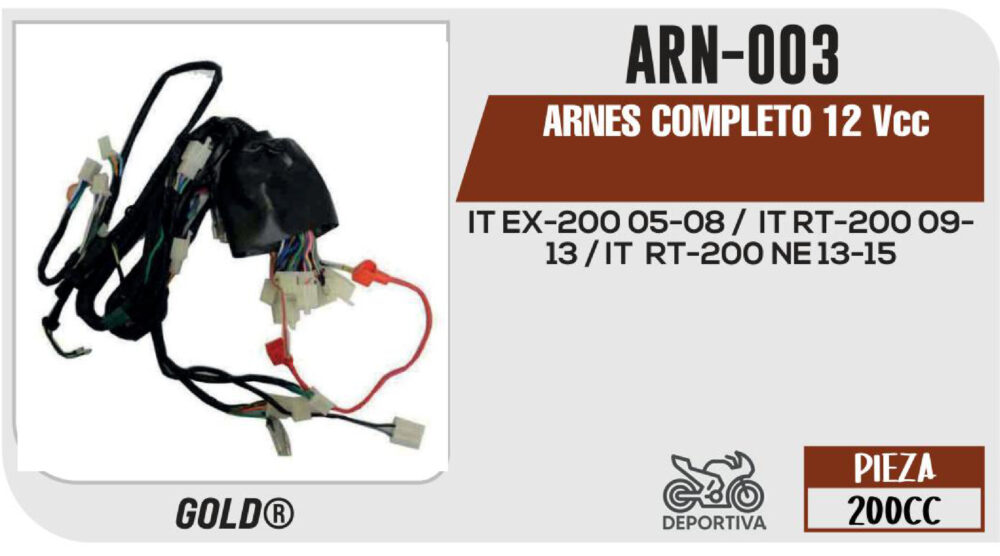 ARNES COMPLETO 12Vcc