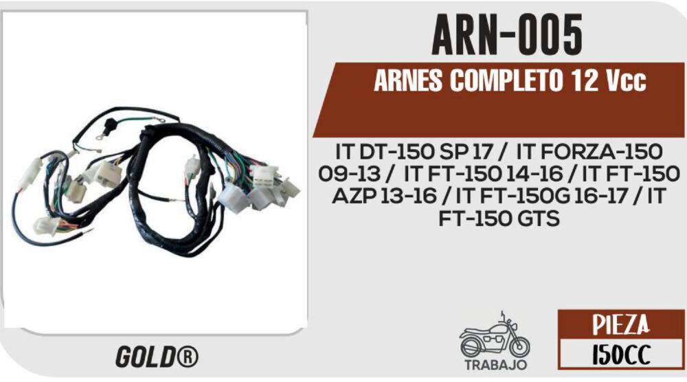 ARNES COMPLETO 12Vcc