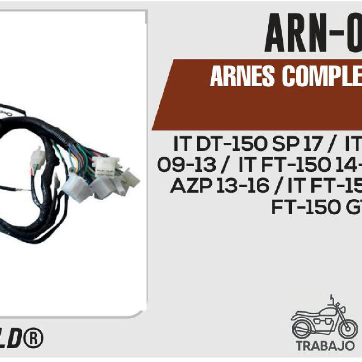 ARNES COMPLETO 12Vcc