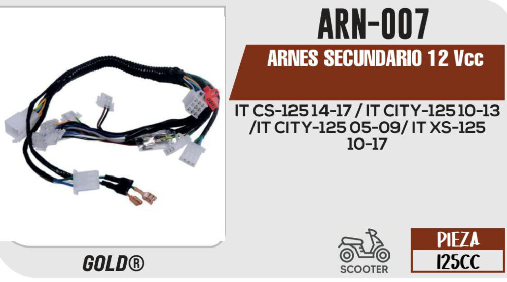 ARNES SECUNDARIO 12Vcc