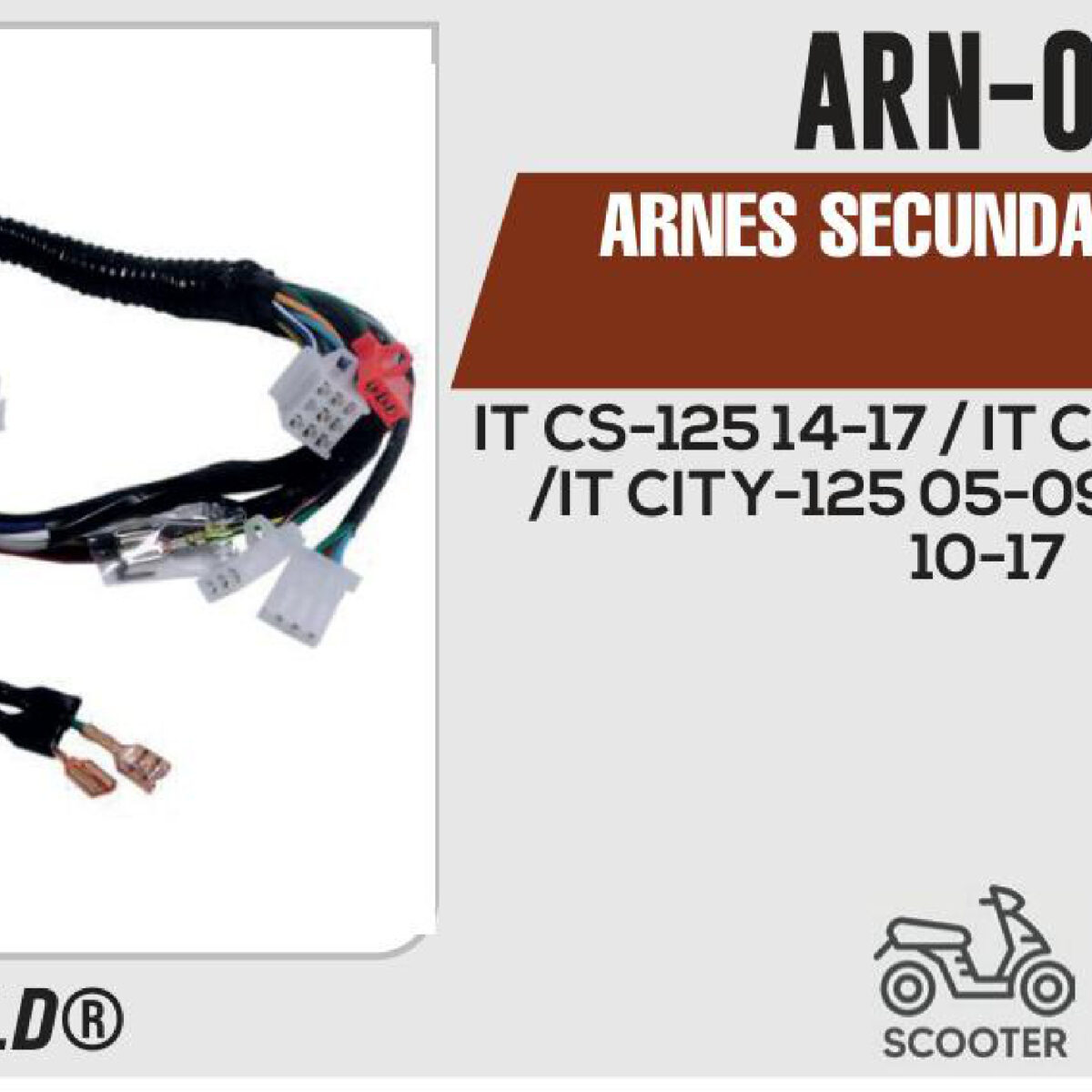 ARNES SECUNDARIO 12Vcc