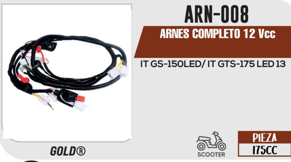 ARNES COMPLETO 12Vcc