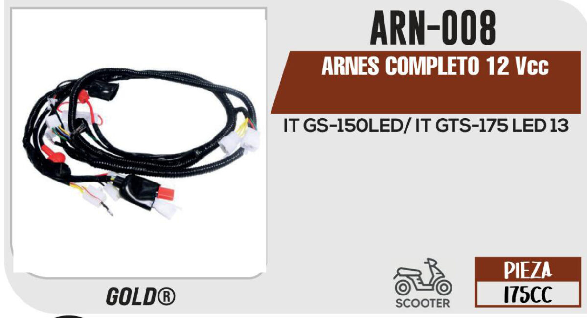 ARNES COMPLETO 12Vcc