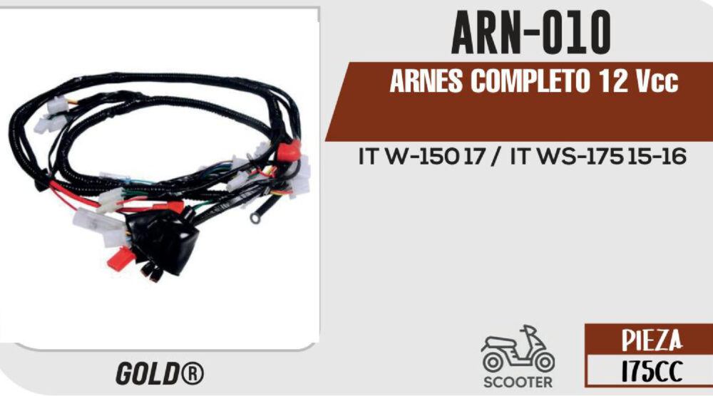 ARNES COMPLETO 12Vcc