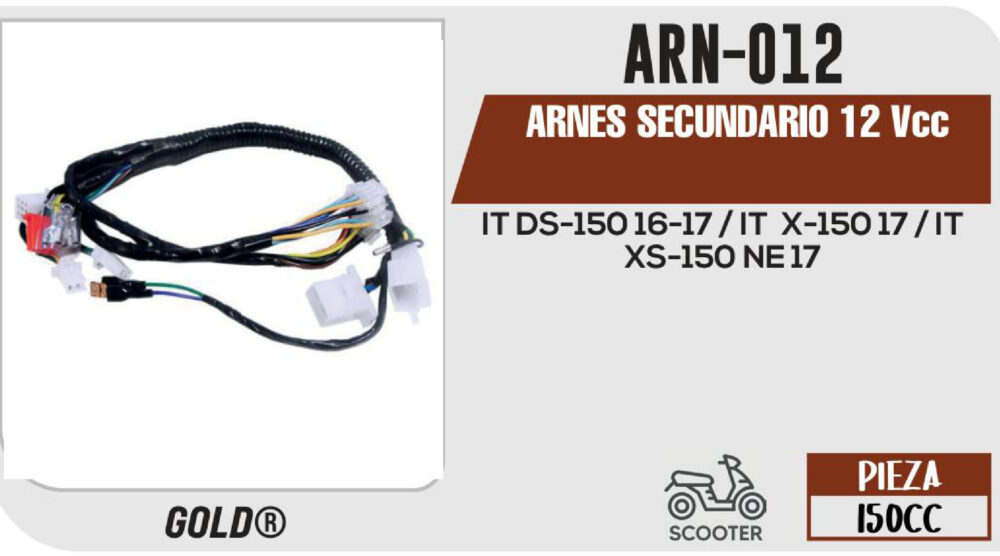 ARNES SECUNDARIO 12Vcc