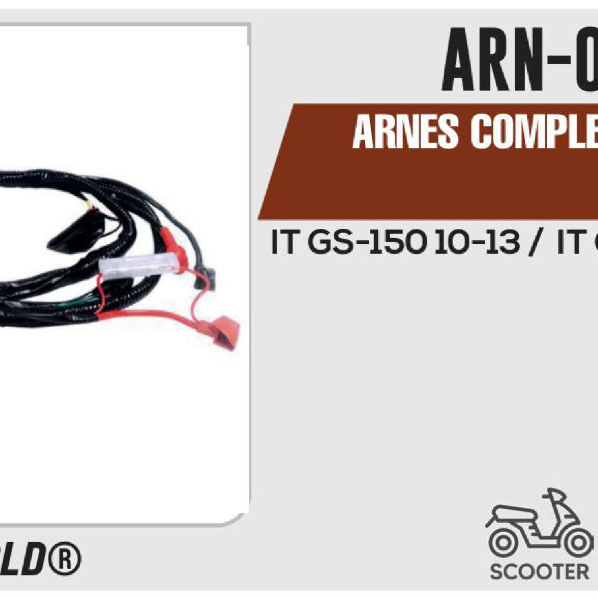 ARNES COMPLETO 12Vcc