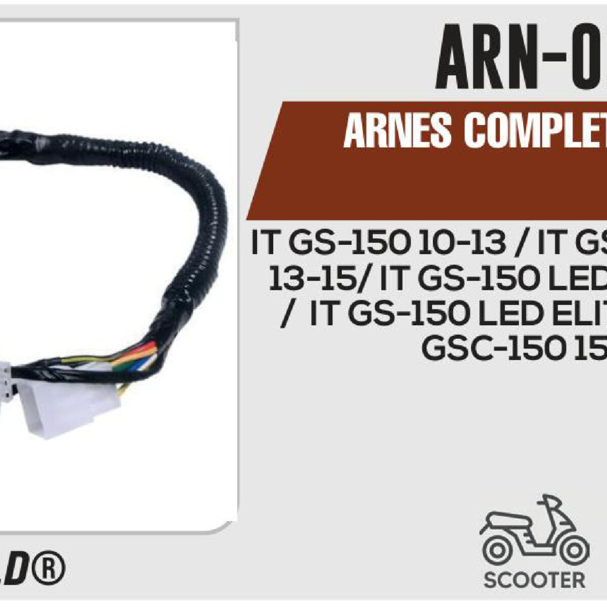 ARNES COMPLETO 12Vcc