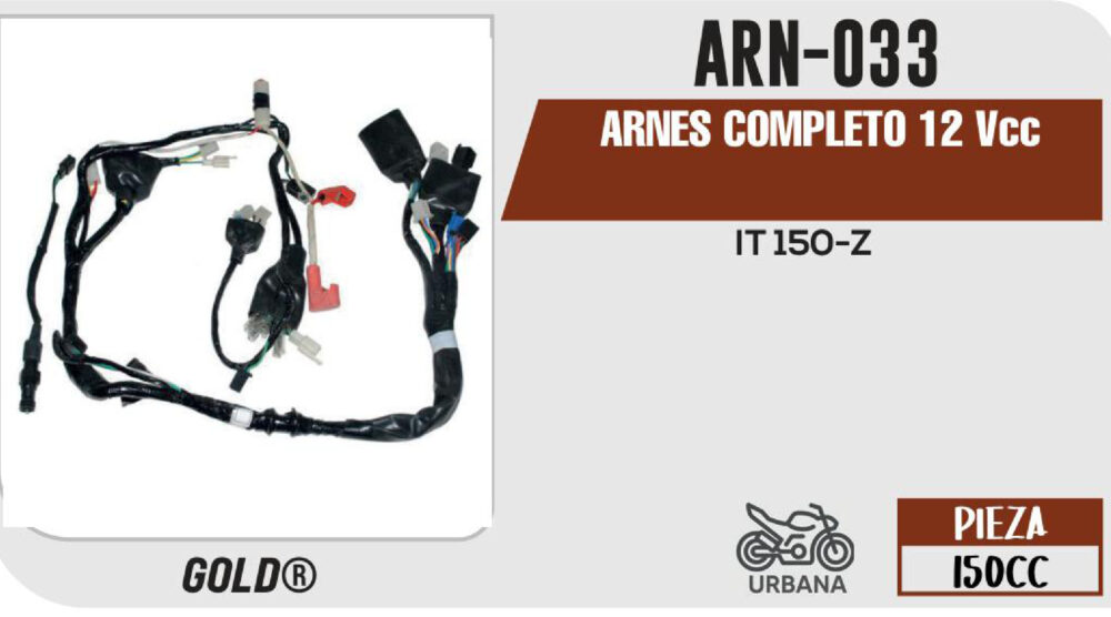ARNES COMPLETO 12Vcc