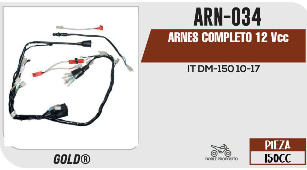 ARNES COMPLETO 12Vcc