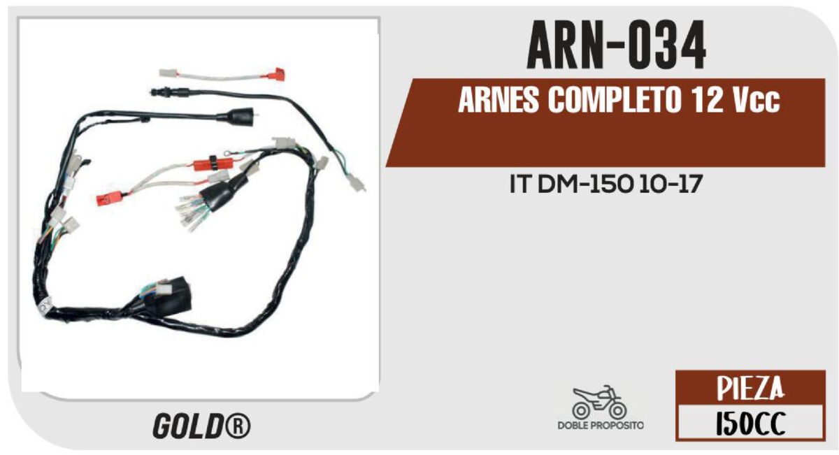 ARNES COMPLETO 12Vcc