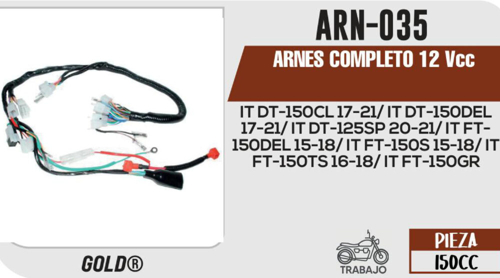 ARNES COMPLETO 12Vcc
