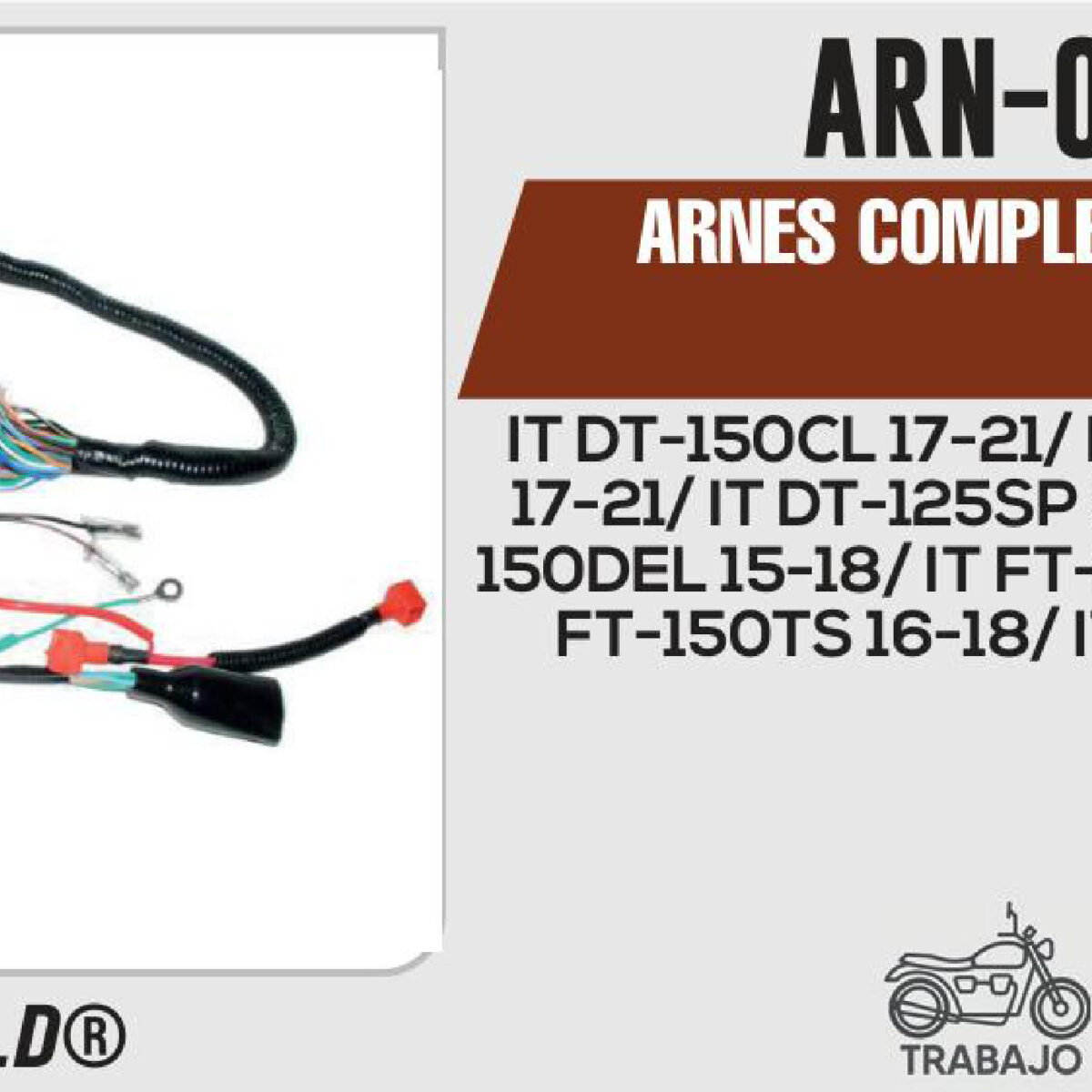 ARNES COMPLETO 12Vcc