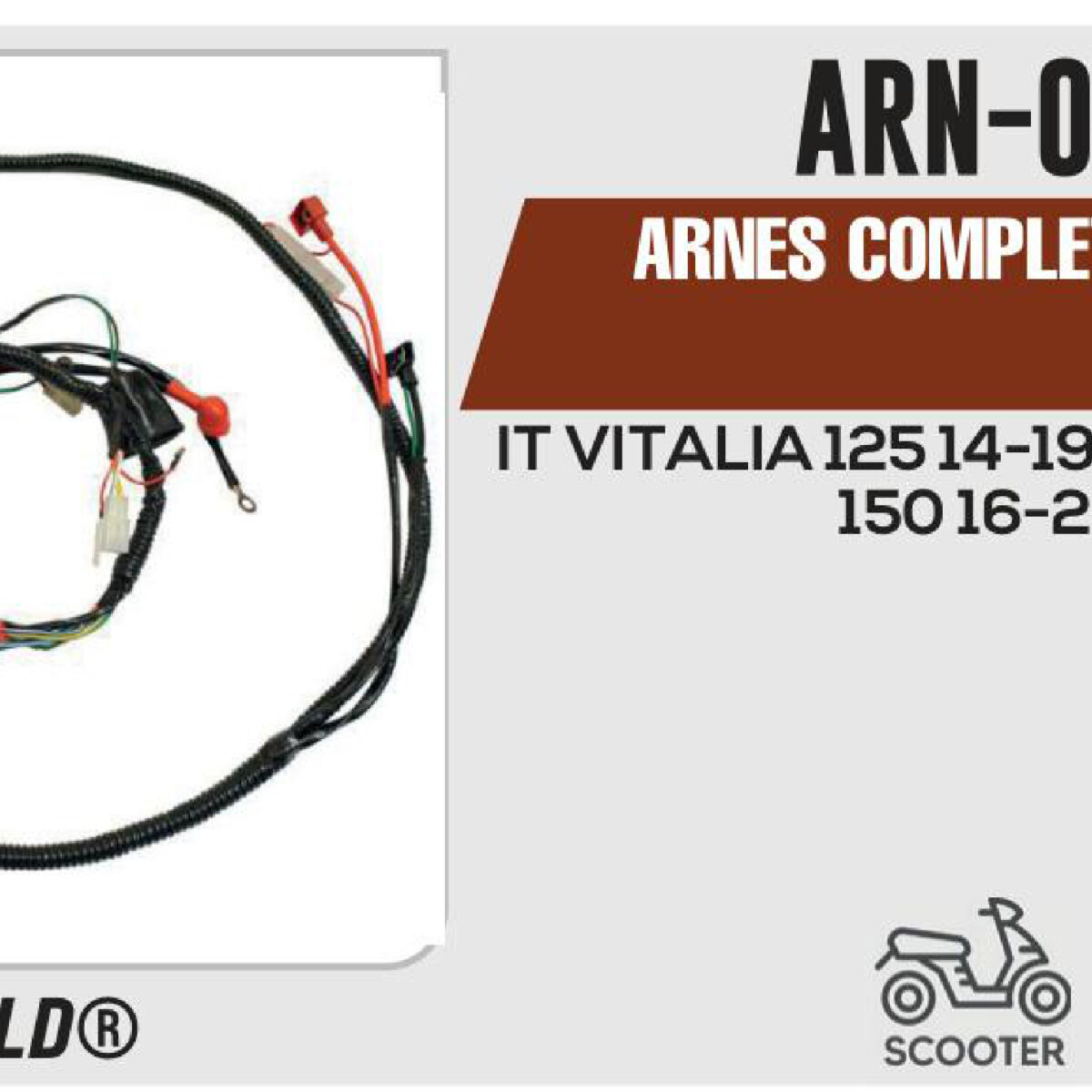 ARNES COMPLETO 12Vcc / 20 A