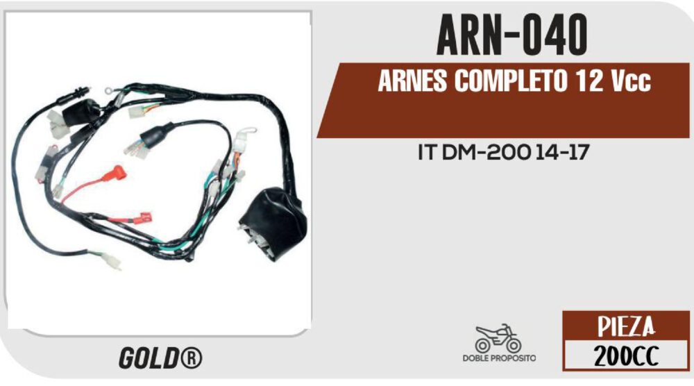 ARNES COMPLETO 12Vcc