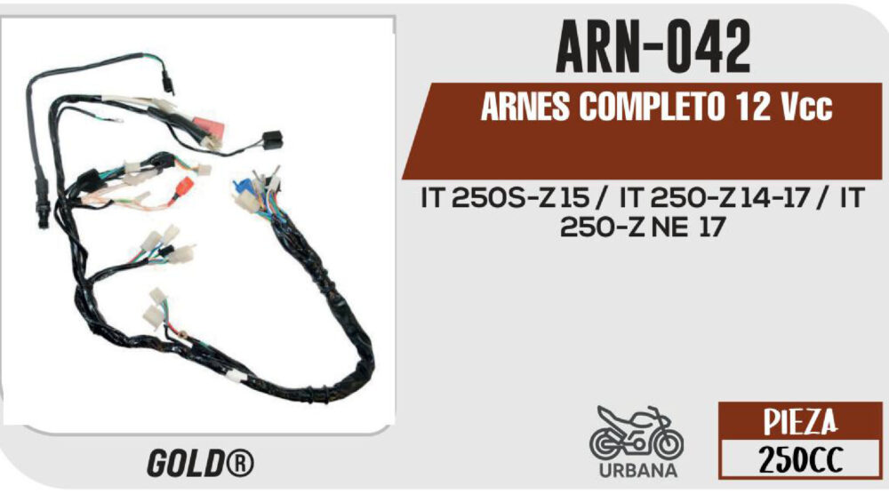 ARNES COMPLETO 12Vcc